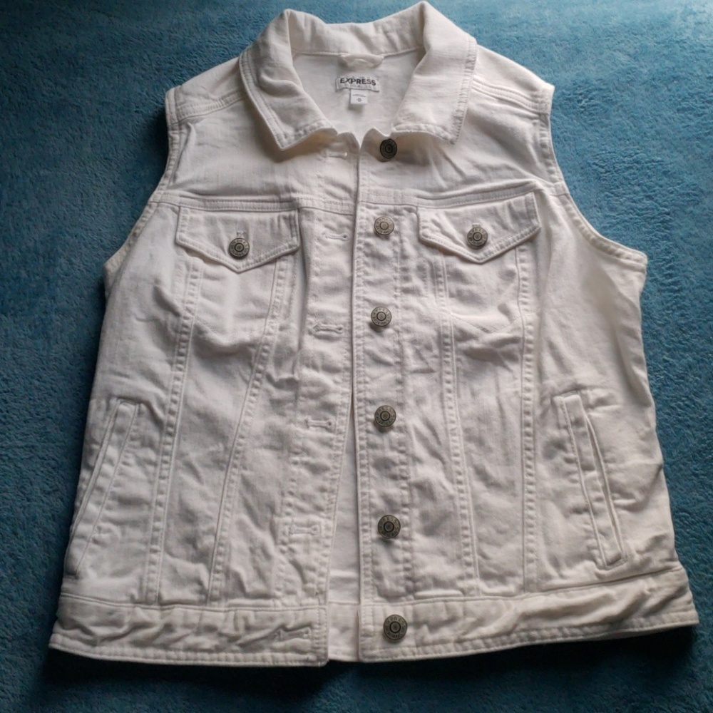 express Jean vest size m